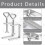 Adjustable Heavy Duty C Clamp Kit Woodworking Carpenter Dormer Clamps 3