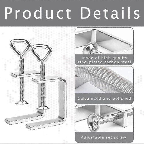Adjustable Heavy Duty C Clamp Kit Woodworking Carpenter Dormer Clamps 2