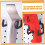 2025 4pcs Universal Pegboard Hooks Drill & Pliers Holder Garage Hand Tools Storage Rack 5