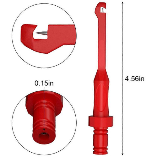 Wire Piercing Probe & 4mm Banana Plug Multimeter Test Lead Set for Electrical Testing 1