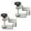 2PCS Stainless Steel Cabinet Installation Tools for Drawer Front Panel Clamps Silver 2