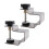 2PCS Stainless Steel Cabinet Installation Tools for Drawer Front Panel Clamps Silver 3