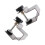 2PCS Stainless Steel Cabinet Installation Tools for Drawer Front Panel Clamps Silver 5