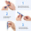4-Pack 8-in-1 Magnetic Pen Screwdriver Multitool Pocket Handy Tool Kit 5