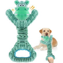 Large Plush Dog Toy with Squeaker – Durable Chew Toy for Aggressive Chewers