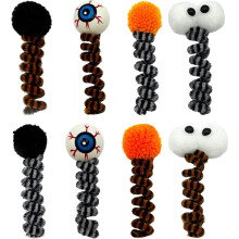 Halloween Interactive Cat Toys – 8-Piece Shuttlecock Hunt Game for Kittens