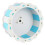 Silent Hamster Exercise Wheel – Non-Slip Plastic Running Wheel, Blue/White 1