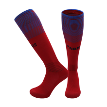 (Paris Away, L) 26-27 Teens Football Grip Socks High Knee & Long Football Training Socks - Breathable Cushioned Socks Children