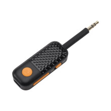 5.4 Ljudsändare och Mottagare 3,5 mm AUX HiFi Stereo Musikadapter med Mikrofon för Bil, Flygplan, TV, PC, Hörlurar