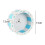 Silent Hamster Exercise Wheel – Non-Slip Plastic Running Wheel, Blue/White 2
