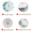 Silent Hamster Exercise Wheel – Non-Slip Plastic Running Wheel, Blue/White 3