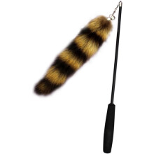 Telescopic Cat Teaser Wand – Retractable Fishing Pole Toy with Fox Tail Attachment