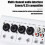 6 Channels  USB Mixer Professional Portable Audio Interface Sound Card Console for Guitar Recording Studio Singing B 5