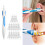 (Box)Spiral Silicone Ear Picker Set For Comfortable Ear Hygiene Personal Maintenance 4