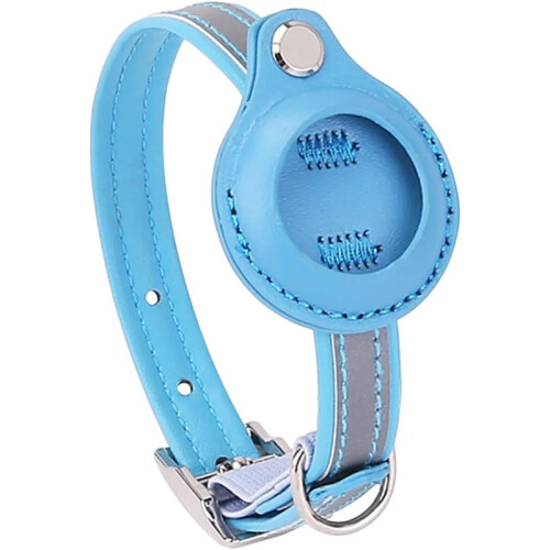 Reflective Cat Collar with Tracker Holder – Adjustable Pet Collar, XS