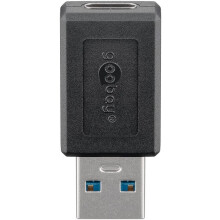 Adaptateur USB-C Goobay USB 3.0 SuperSpeed - Noir