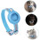 Reflective Cat Collar with Tracker Holder – Adjustable Pet Collar, XS 6