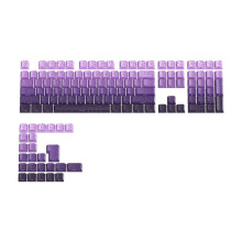 133Key Caps Gradient Keycaps Side Printed Shine Through PBT Double Shot for MX Switches Gaming Keyboard 75/68/87/108 D