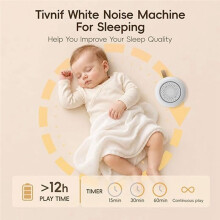 White Noise Machine Baby White Noise Machine with Night Light Portable Baby Sleep Machine 24 Soothing Sounds