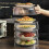 Microwave Oven  Guard Cover, 360  Proof, Heat Resistants 200C, Stackable for Cooking Heating 4