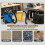 Dust Separator Set for  /  Cyclone Dust Collector Low Profile Dust Collection System for Woodworking 9