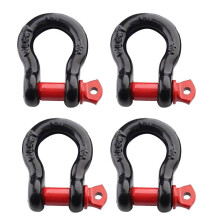 4 Pack 1/2" D Shackles, Recovery Shackle Offroad Towing Shackle for Truck SUV ATV UTV Winch Recovery