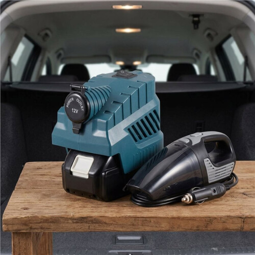 Convertitore di Tensione -12V Step-Down Regolato per Batterie per /Hikoki da 18 V con Porte USB e Type-C, Ideale per Progetti DIY. 1
