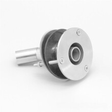 Tubo de Calefacción Pasacascos de 24 mm, Acero Inoxidable, Conector de Tubo de Escape con 2 Abrazaderas para Barcos, Coches y Camiones, Recto.