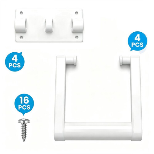 4 Pcs Plastic Cooler Handle Replacement for Igloo 90-100 Qt Cooler Handle Parts Replacement Cooler Replacement Handles 2