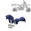 Motorcycle Fork Lug Guards / Front Shock Guards for  DRZ400/DRZ400S/DRZ400SM (2000-2022) B 2