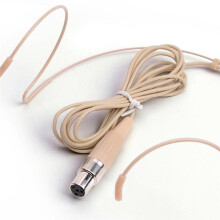 Kondensatormikrofon för Huvudburen Headset för 4-Pins Trådlös Bodypack-Sändare med 4-Pins XLR TA4F-Kontakt