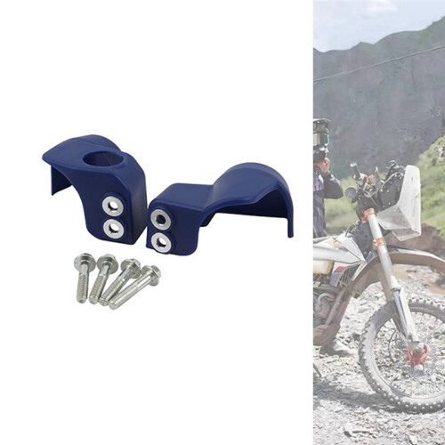 Motorcycle Fork Lug Guards / Front Shock Guards for  DRZ400/DRZ400S/DRZ400SM (2000-2022) B 2