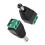 10 Stück -Stecker, 5,5 X 2,1 mm, Grüner Anschluss, Stromadapter, Kabelende, Stecker 6
