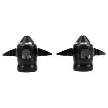 2pcs Universal Motorcycle Front Fork Sliders / Guards - Aluminum Alloy Black