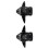 2pcs Universal Motorcycle Front Fork Sliders /  Guards - Aluminum Alloy Black 2