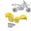 Motorcycle Fork Lug Guards / Front Shock Guards for  DRZ400/DRZ400S/DRZ400SM (2000-2022) A 3