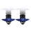 2pcs Universal Motorcycle Front Fork Sliders /  Guards - Aluminum Alloy 4