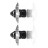 2pcs Universal Motorcycle Front Fork Sliders /  Guards - Aluminum Alloy Silver 2