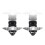2pcs Universal Motorcycle Front Fork Sliders /  Guards - Aluminum Alloy Silver 3