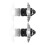 2pcs Universal Motorcycle Front Fork Sliders /  Guards - Aluminum Alloy Silver 4