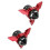 2pcs Universal Motorcycle Front Fork Sliders /  Guards - Aluminum Alloy Red 3