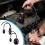 2 Pcs Easy Intake Adapter for Automotive Smoke Machine, Universal Leak Detection Tool 6