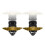 2pcs Universal Motorcycle Front Fork Sliders /  Guards - Aluminum Alloy Gold 3