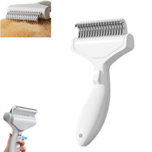 Undercoat Comb for Cats & Dogs – Wide-Tooth Shedding Comb