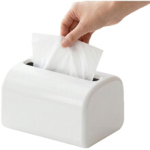 Tissue Box Holder with Spring Loaded Bottom, Auto - Tissue Dispenser for Table Desk Bedroom Living Room