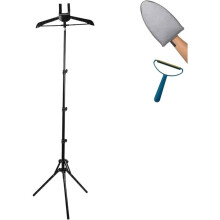 Steamer Rack Stand for Clothes Garment with Steamer Gloves,Steamer Hanger Stand with Garment Steamer Ironing Gloves