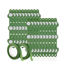 Small Floral Boutonniere Magnets, Green, 20 Pairs Corsage Brooches Magnet, 2 Rolls 30 Yards Floral Wrapping Tape