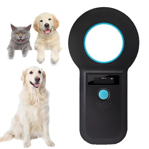 Pet Microchip Reader – Bluetooth/WiFi Scanner with OLED Display
