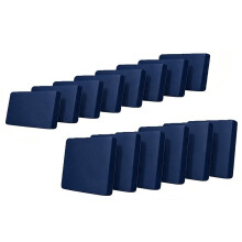14pcs Outdoor Cushion Covers - Replacement Covers for Patio Furniture Sofas Easy-to-Clean