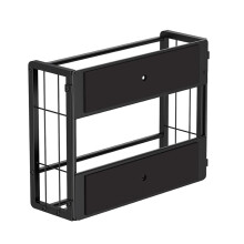 Magnetic Glove Holder for 2 Boxes, Wall Mount Metal Rubber Latex Disposable Gloves Tissue Dispenser for Toolbox
